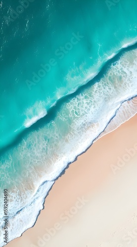 White sea foam and blue sky creating an abstract texture,portrait background