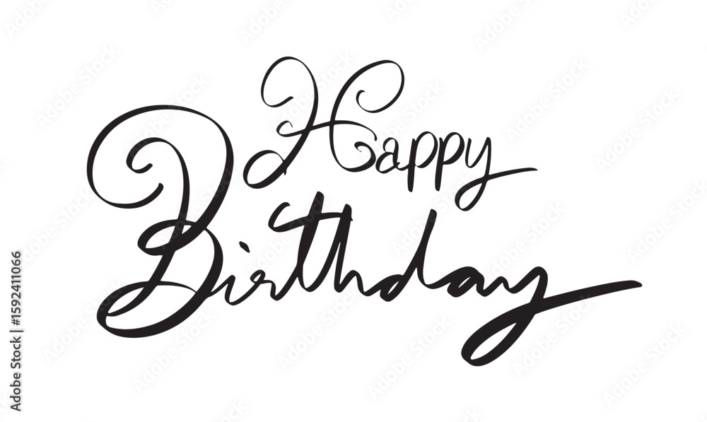happy birthday text font calligraphy hand written lettering script black color object icon happy birthday party event anniversary congratulation cake event message happy birthday to you present enjoy happy birthday text font calligraphy hand written lettering script black color object icon happy birthday party event anniversary congratulation cake event message happy birthday to you present enjoy