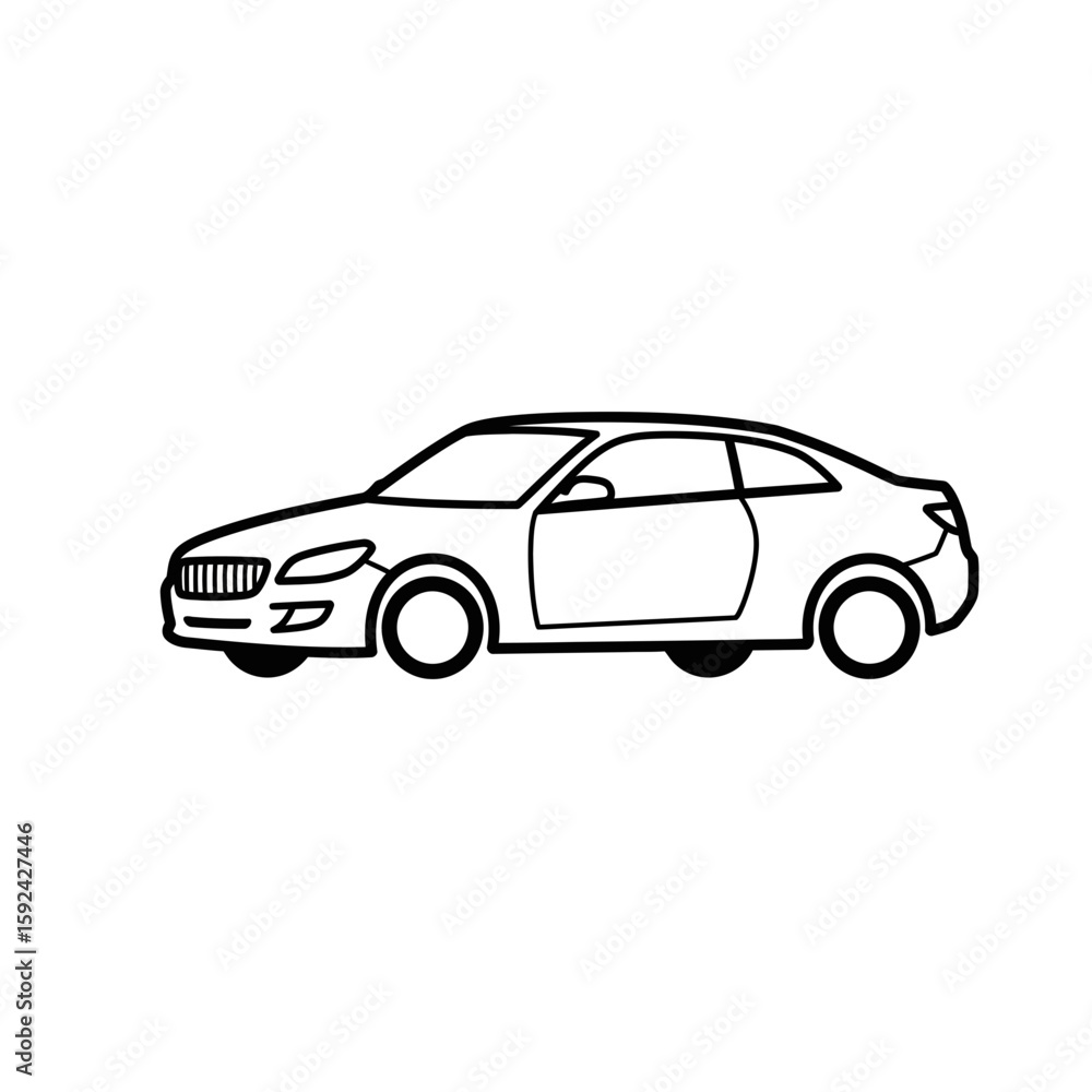 Fototapeta premium car vector illustration