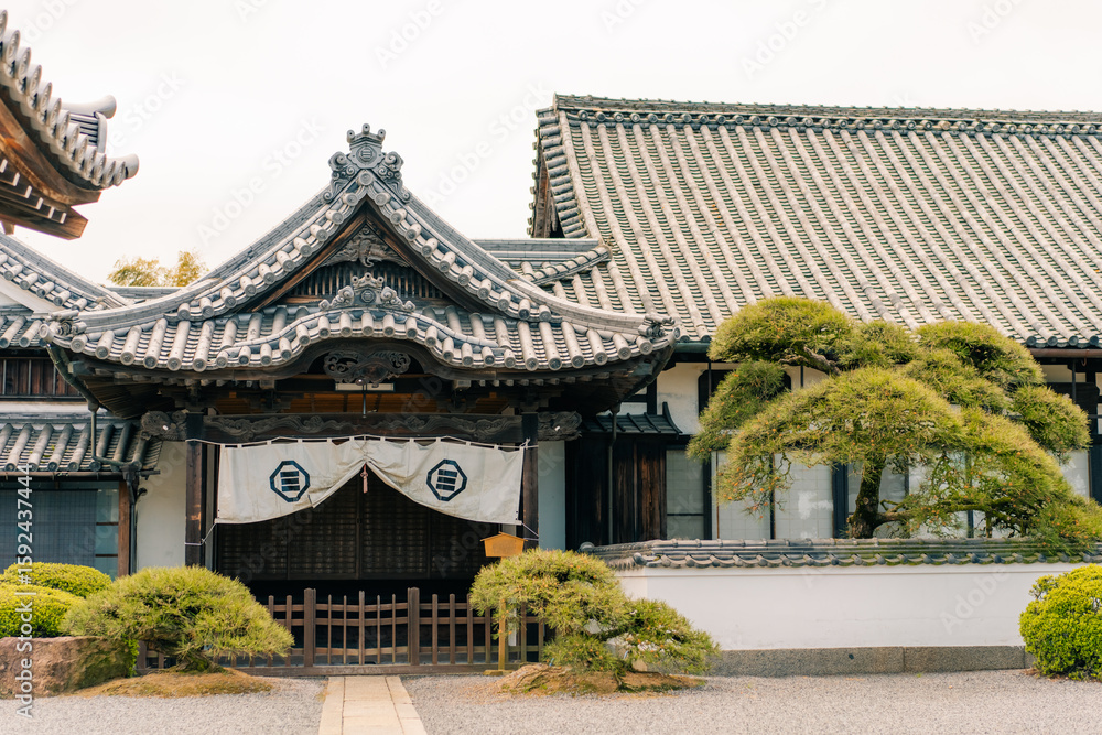 Obraz premium shikoku, JAPAN - may 2 2025 Gosho ji Temple No. 78 in the Shikoku Pilgrimage