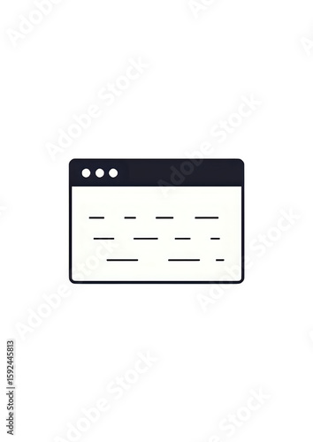 black and white card for web