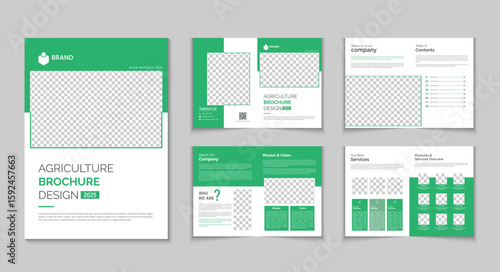 Agriculture Brochure Design Template