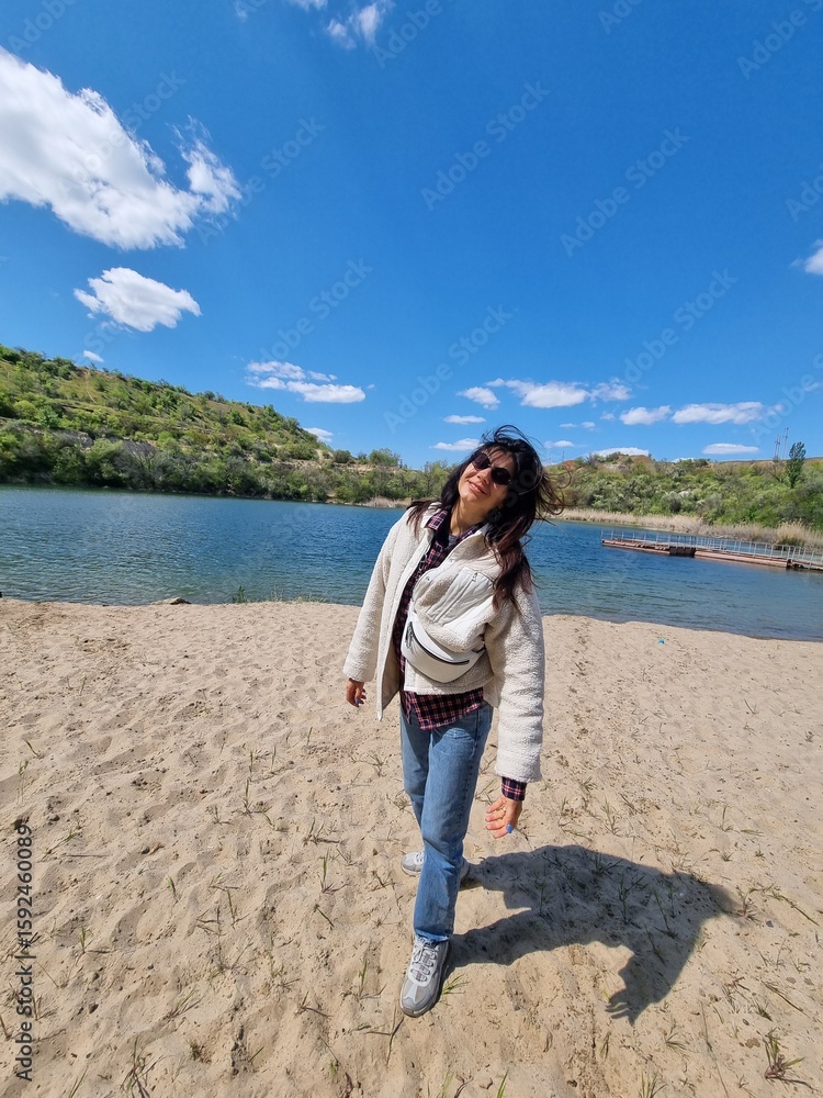 Woman on the beach Woman on the beach