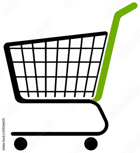 shopping cart symbol icon a...