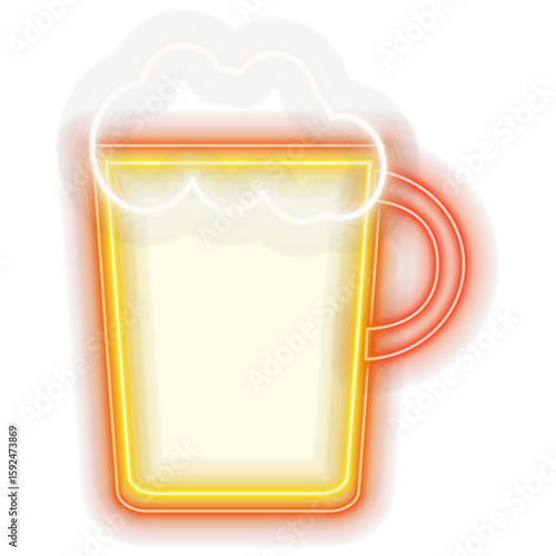 Neon alcoholic drinks sign isolated vector. Cocktails neon icon set. Cocktail light symbol, decoration effect. Neon drinks illustration.