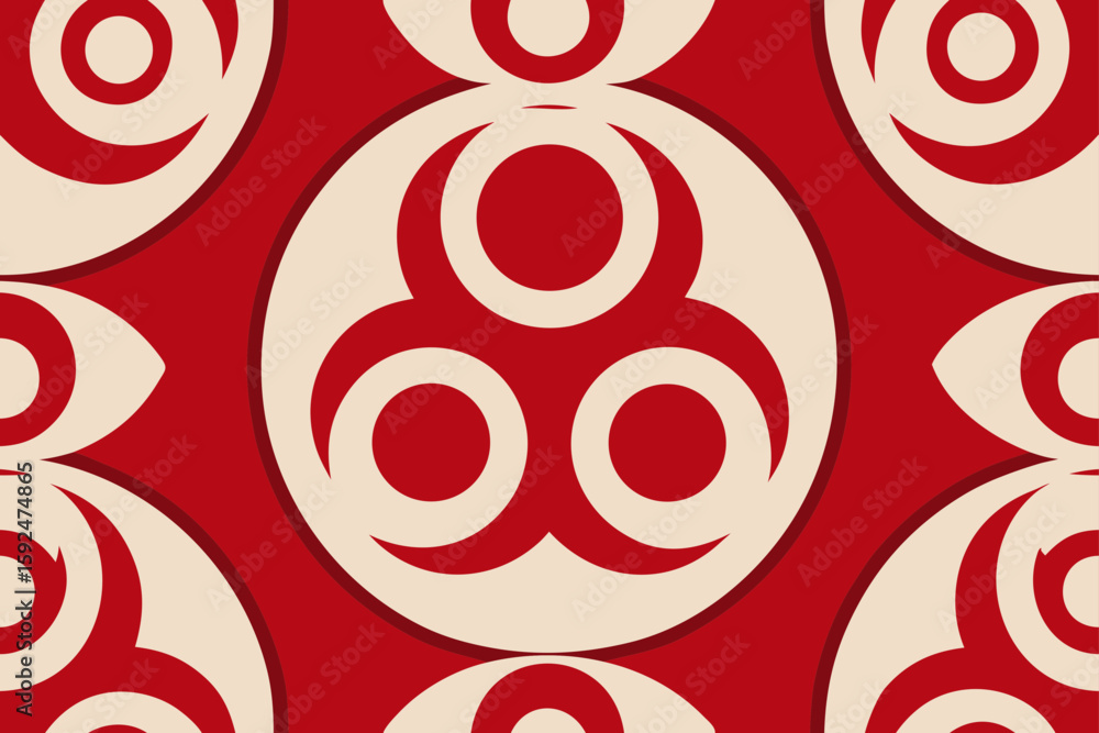Fototapeta premium abstract seamless pattern with circles