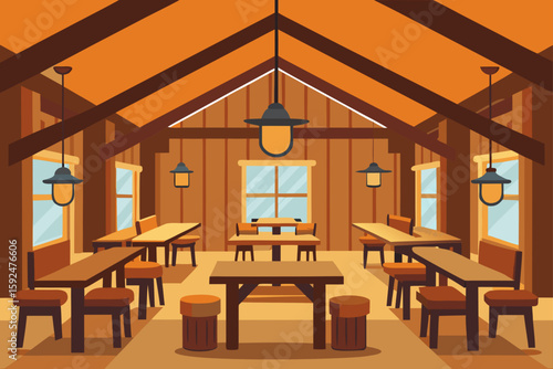 interior of an old house