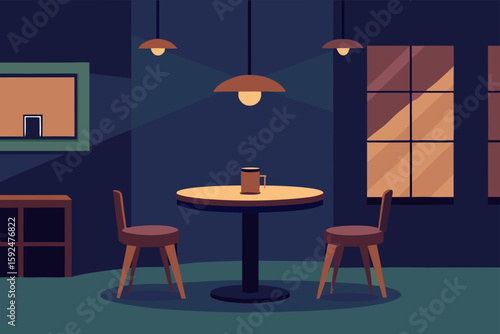 interior of a cafe