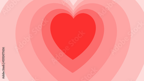 Heart background valentine's day love red pink design
