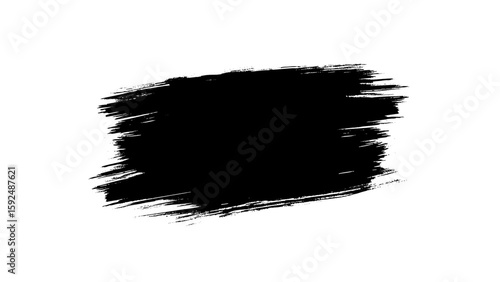 Принти на полотні 4k realistic white abstract paint brush stroke animation of paint splash