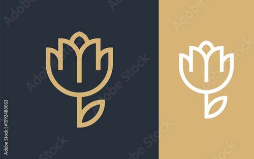 Combination letter M with Flower logo design vector illustration for decoration, boutique, wellness, beauty salon and other businesses