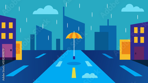 city street scene