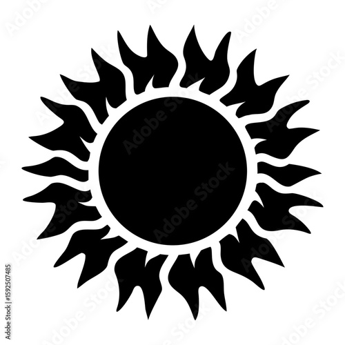 sun vector illustration
