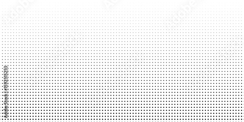 Set of halftone dots gradient pattern texture isolated on white background. Straight dotted spots using halftone circle dot raster texture. Vector blot half tone collection.