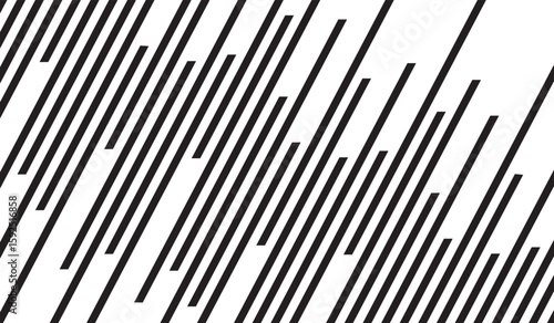 Abstract Black Diagonal Lines Background. Linear Background of Diagonal Stripes. Vector Illustration.