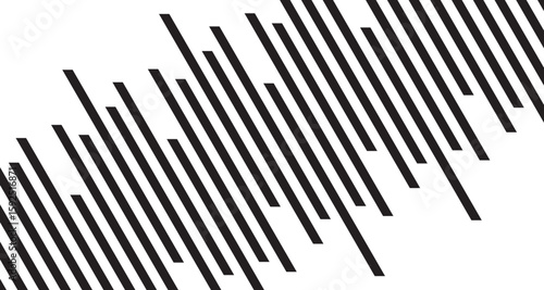 Abstract Black Diagonal Lines Background. Linear Background of Diagonal Stripes. Vector Illustration.