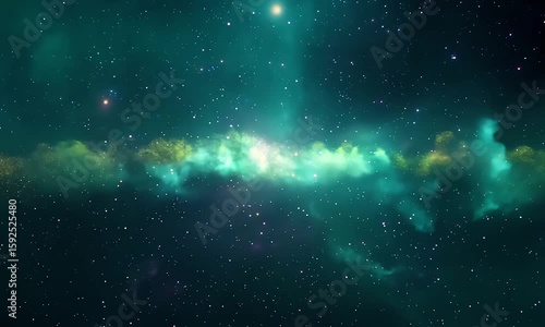 Nebula Light in Deep Space