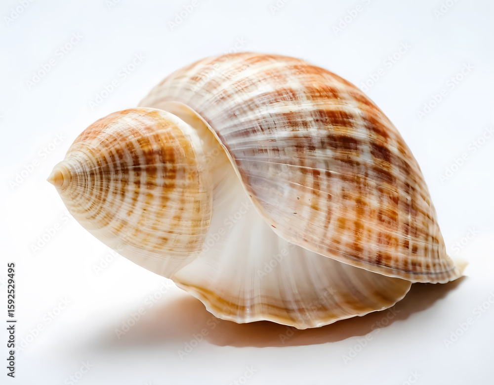Seashell isolated on white background. Clipping path included. Seashell isolated on white background. Clipping path included.
