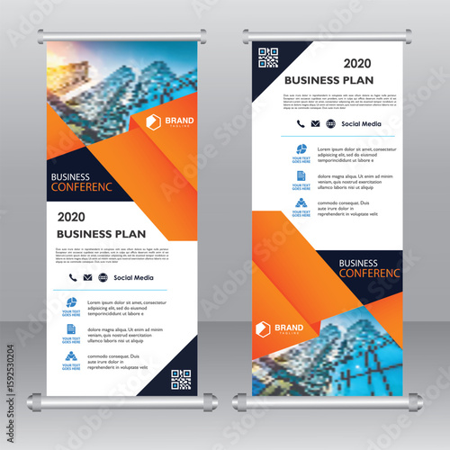 Professional business roll up, Clean and Modern Corporate Business Roll up Banner Template