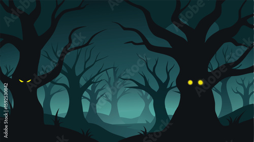halloween background with bats
