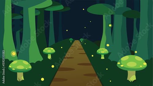 road in the forest