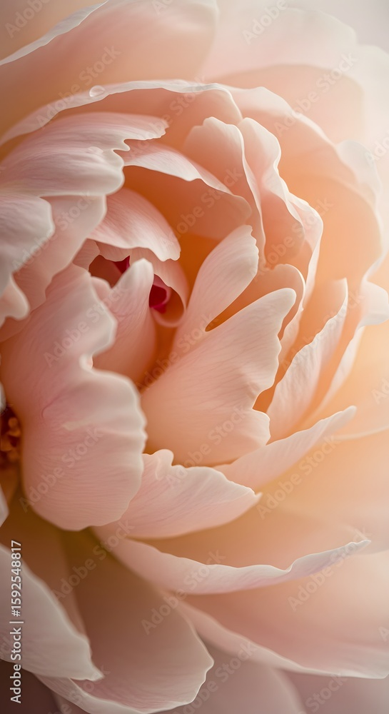 Photo of a delicate pink flower petal unfolds in a soft, romantic macro shot, showcasing the beauty and elegance of natures floral artistry Photo of a delicate pink flower petal unfolds in a soft, romantic macro shot, showcasing the beauty and elegance of natures floral artistry