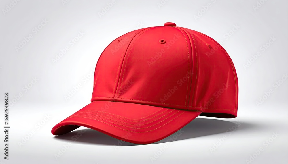 custom made wallpaper toronto digitalRed baseball cap on a white background