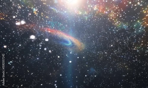 Cosmos with Bright Celestial Body