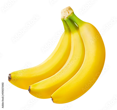 Banana fruit. Banana isolated on white background. Banana clipping path.
