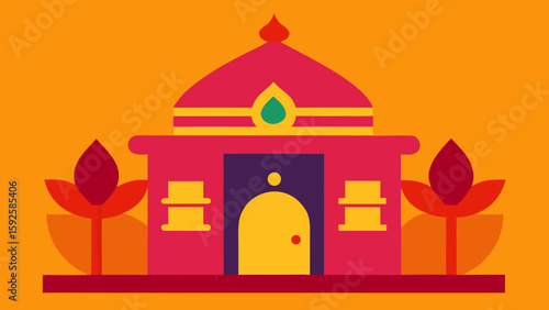 orthodox church in the morning