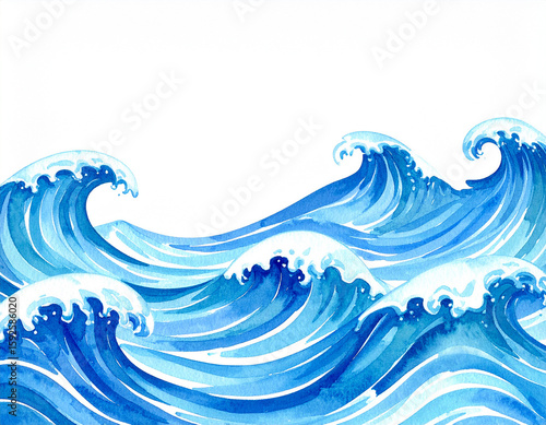 blue wave background