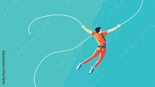 Extreme Sports Trophy Design Vector Illustration