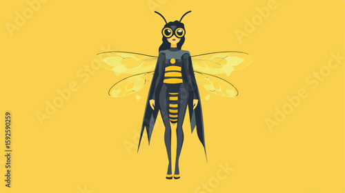 Halloween Bumblebee Costume Woman Image