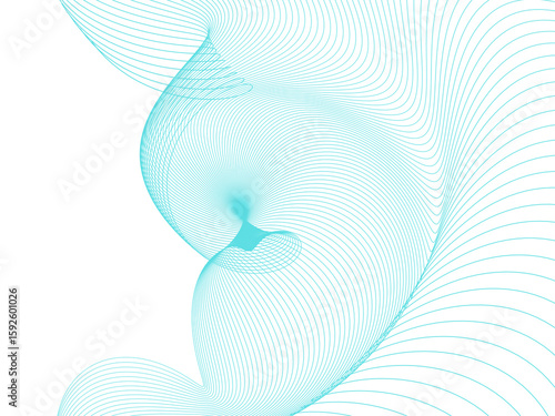 Abstract Colorful Wave Lines Background – Modern Fluid Flow Pattern