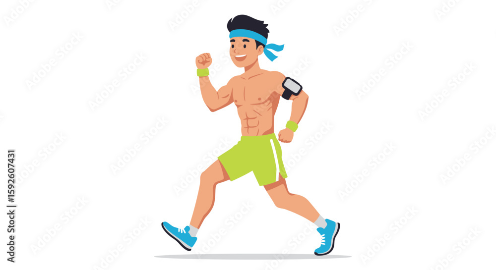 Fototapeta premium Running Man