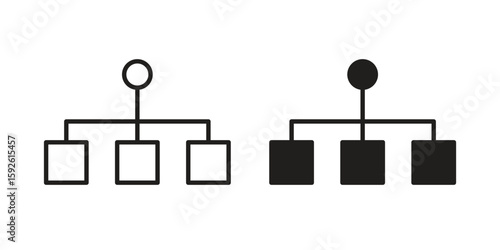 classification icons design vector graphic recourse