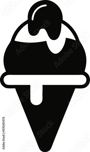 vector illustration of a retro telephone receiver
