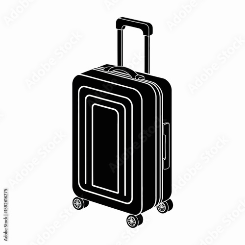 suitcase with luggage