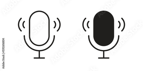 Voice control icons design vector graphic recourse