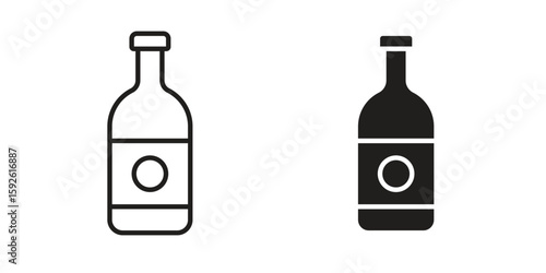 Vodka icons design vector graphic recourse