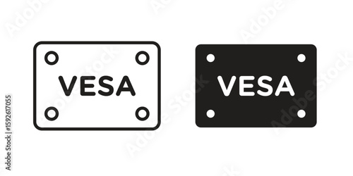 Vesa icons design vector graphic recourse