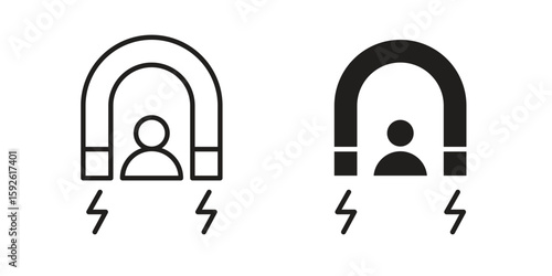 User engagement icons design vector graphic recourse