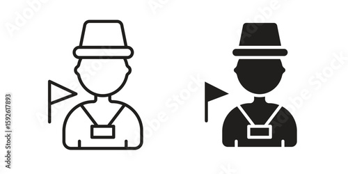 Tourist Guide icons design vector graphic recourse