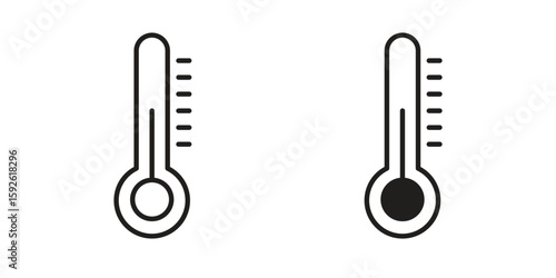 Thermometer icons design vector graphic recourse