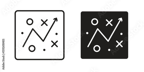 Tactical icons design vector graphic recourse