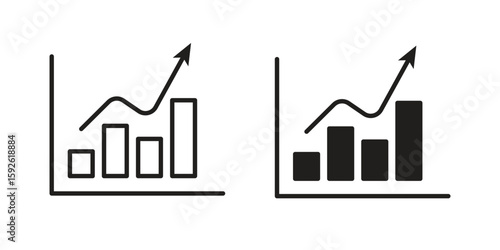 Stagflation icons design vector graphic recourse