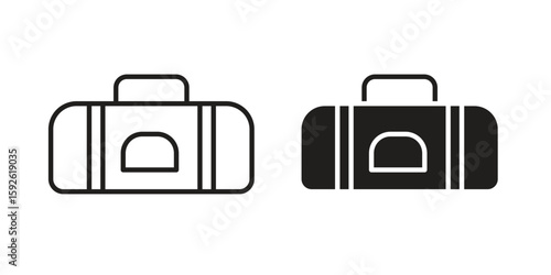 Sports bag icons design vector graphic recourse