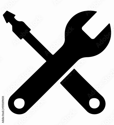 Tools Vector Icon for Auto Racing Icon Set Illustration