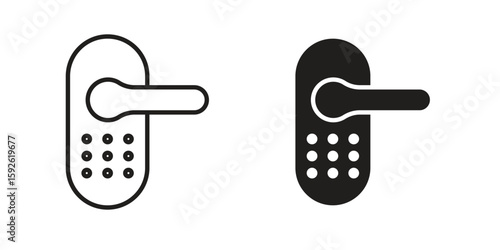 Smart lock icons design vector graphic recourse