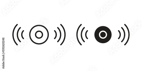 Sensor icons design vector graphic recourse